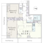 グランベル上野の杜701 間取り