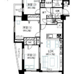 ウイングストリーム氷川台コート503 間取り