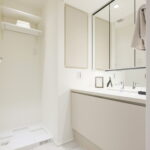 富久クロス5218富久クロスコンフォートタワー5218の洗面室