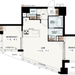 ヴィルヴィオ葛西702 間取り