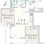 アルシェ王子神谷302 間取り