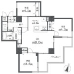 オリエント三軒茶屋ハウス604 間取り