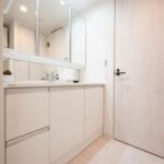 レーベンハイム志村プレノルガール801レーベンハイム志村プレノルガール800の洗面室