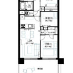 朝日シティパリオ高井戸102 間取り
