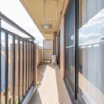 ファミール多摩川403ファミール多摩川4階のバルコニー