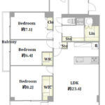 中落合シティハウス303 間取り