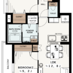 アルカディア東小岩301 間取り