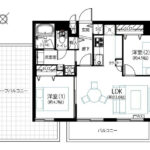 エンゼルハイム堀切401 間取り