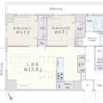 ニューライフ西早稲田701 間取り