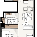 クレドール阿佐ヶ谷203 間取り