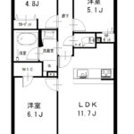 ライオンズマンション西高島平溝下公園壱番館205 間取り