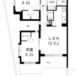 ムサシノコート早稲田101 間取り