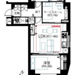 ジェイパーク文京白山605 間取り