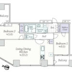 シティタワー新宿新都心2501 間取り