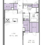 中葛西スカイハイツ204 間取り