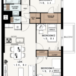 五反野スカイハイツ226 間取り
