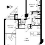 ディーグランセ駒沢大学311 間取り