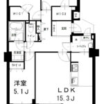 コートハウス城北中央公園509 間取り