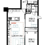 クラッシィハウス浜田山502 間取り