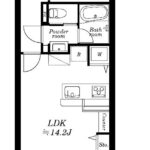 お花茶屋ローヤルコーポ503 間取り