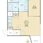 メトロ新高円寺マンション502 間取り
