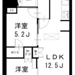 ジオ四谷三栄町604 間取り