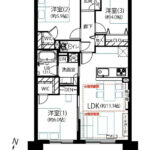 ゼファー中十条アクタージュ403 間取り