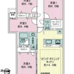 ヴィオスガーデン城山1004 間取り