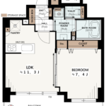 ライオンズ石神井公園ステーションゲート313 間取り