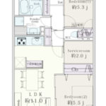 東大島ファミールハイツ1319 間取り