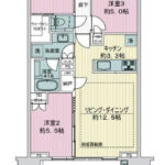 シティテラス加賀205 間取り