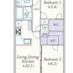 ライオンズシティ幡ヶ谷弐番館101 間取り