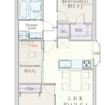 コスモ板橋蓮根405 間取り