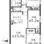 セザール第2西大島503 間取り