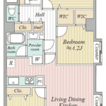 チュリス武蔵関205 間取り