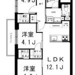 飯田橋第2パークファミリア801 間取り