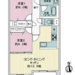 ライオンズシティ西日暮里803 間取り