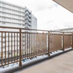 アルファスシティ大島404アルファスシティ大島404のバルコニー