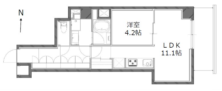 中野プリンスマンション502間取図