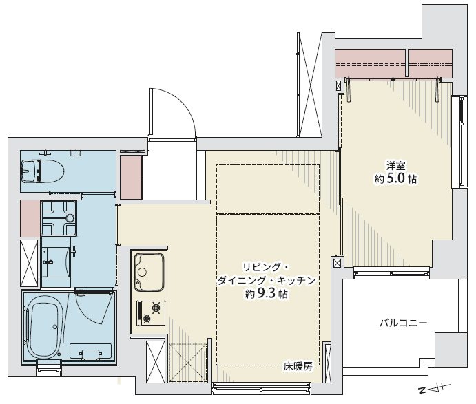 レクシオ荻窪803間取図