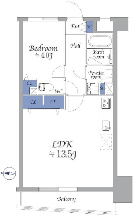 ライオンズマンション青戸第５202間取図