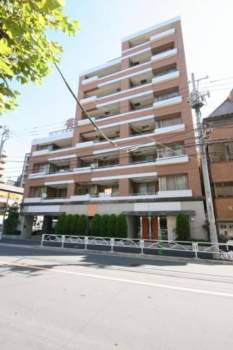 サンクタス錦糸町クレフ外観｜サンクタス錦糸町クレフは平成14年築、8階建てのマンションです。